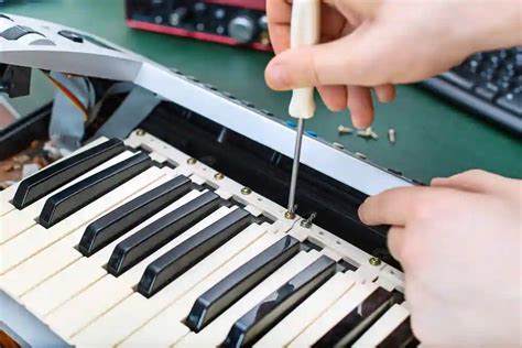 electric keys is down in the box|My electronic piano has a few broken keys. Is there a way to.